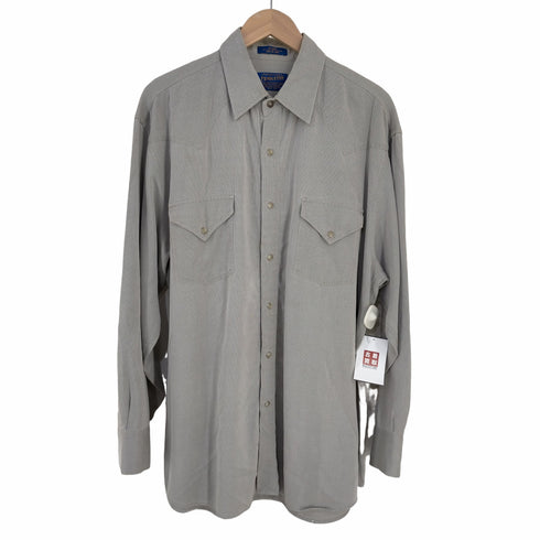ペンドルトン PENDLETON コットンシルク ウエスタンシャツ メンズ import:L