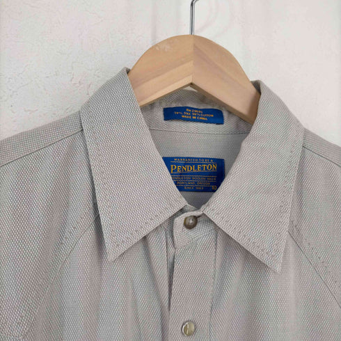 ペンドルトン PENDLETON コットンシルク ウエスタンシャツ メンズ import:L