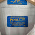 ペンドルトン PENDLETON コットンシルク ウエスタンシャツ メンズ import:L