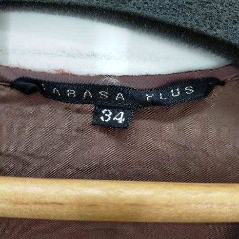 - TABASA ドット柄ノースリーブマキシワンピース ロング レディース 34