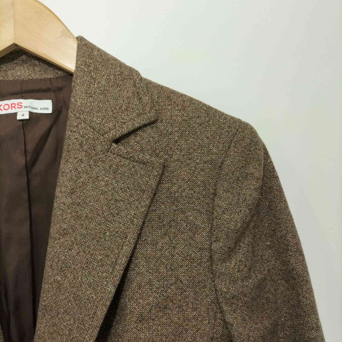 マイケルコース Michael Kors カシミヤ混 1Bテーラードジャケット レディース JPN:4