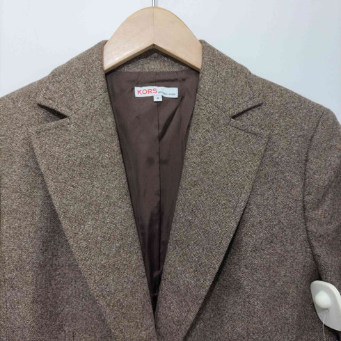 マイケルコース Michael Kors カシミヤ混 1Bテーラードジャケット レディース JPN:4