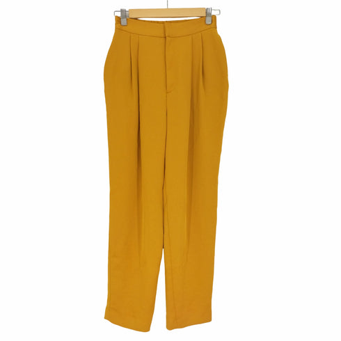 クラネ CLANE 21AW THICK SATIN ONE TUCK PANTS スイックサテンワンタックパンツ レディース JPN:2