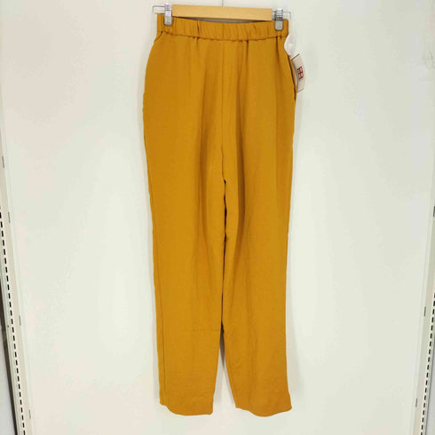 クラネ CLANE 21AW THICK SATIN ONE TUCK PANTS スイックサテンワンタックパンツ レディース JPN:2