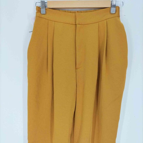 クラネ CLANE 21AW THICK SATIN ONE TUCK PANTS スイックサテンワンタックパンツ レディース JPN:2