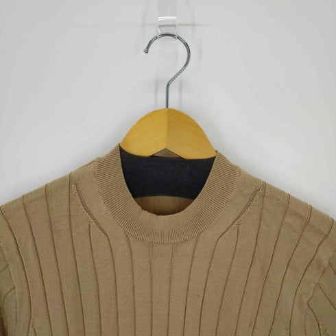 PaddyHill シルクリブクルーネックニット カットソー レディース FREE