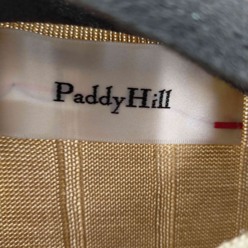 PaddyHill シルクリブクルーネックニット カットソー レディース FREE