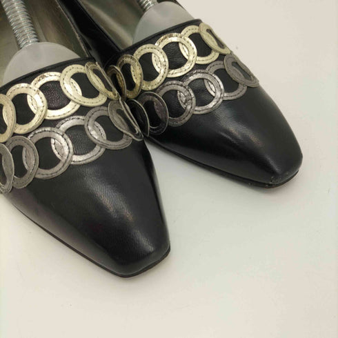クリスチャンディオール Christian Dior ショートヒールリングチャームパンプス レディース 6