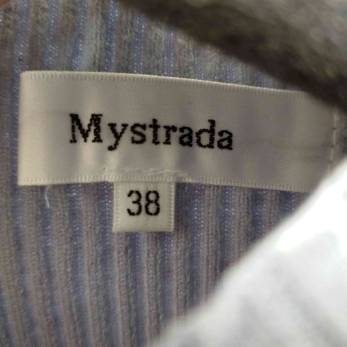 マイストラーダ mystrada クロスニットアンサンブル セーター ボートネック プルオーバー レディース 38