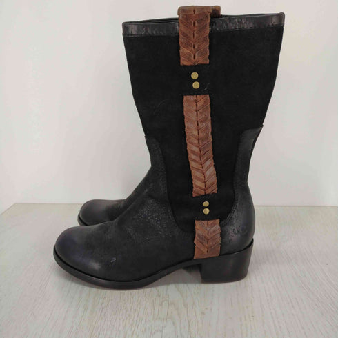アグオーストラリア UGG Australia ロングブーツ チャンキーヒール スエード レディース JPN:23
