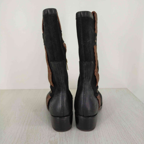 アグオーストラリア UGG Australia ロングブーツ チャンキーヒール スエード レディース JPN:23