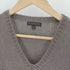 バーバリー BURBERRY シルク モヘヤ 混 ウール アーガイル Vネック ニット メンズ import:XS
