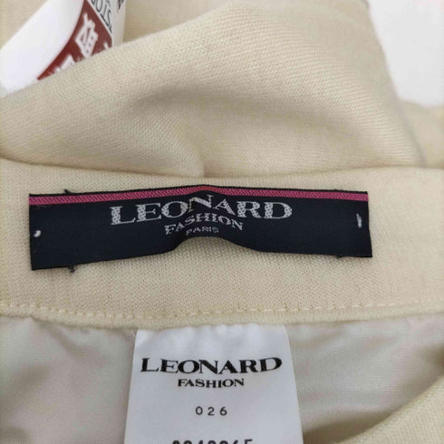 レオナール LEONARD 2タック スラックスパンツ レディース 67-93