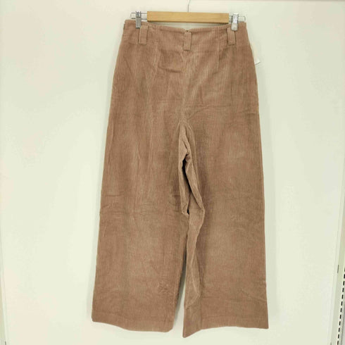 エブール ebure ワイド コーデュロイ パンツ レディース JPN:38