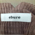 エブール ebure ワイド コーデュロイ パンツ レディース JPN:38