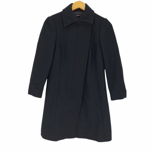 ジルサンダー JIL SANDER NAVY ステンカラーコート レディース 32