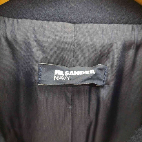 ジルサンダー JIL SANDER NAVY ステンカラーコート レディース 32