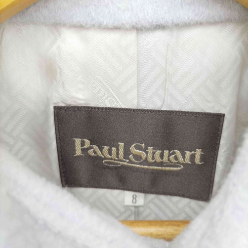 ポールスチュアート Paul Stuart アンゴラ混 ウール ステンカラーコート レディース 8