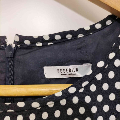 ペゼリコ PESERICO ショートスリーブドット柄ワンピース レディース 44