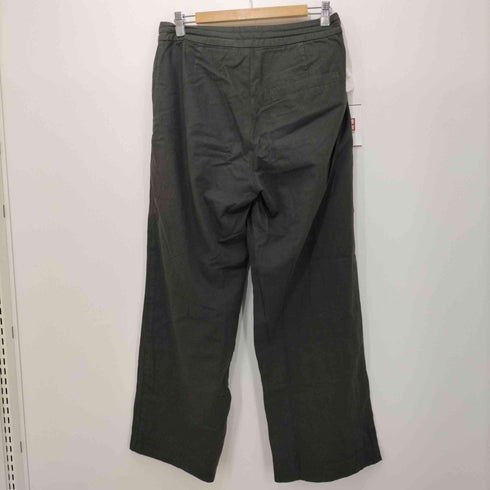 パドカレ pas de calais リネン混 イージーワイドパンツ レディース 36