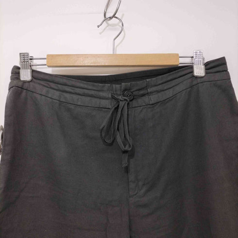 パドカレ pas de calais リネン混 イージーワイドパンツ レディース 36