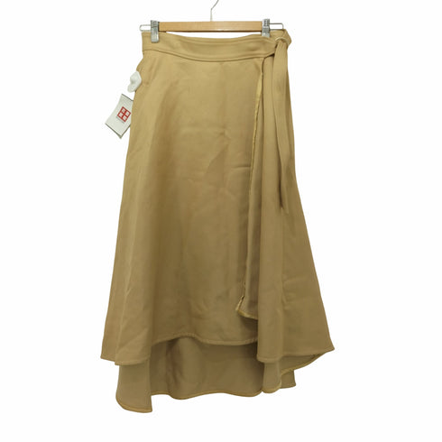 ドゥロワー Drawer 18AW ヘムライン ラップ フレアスカート レディース 38
