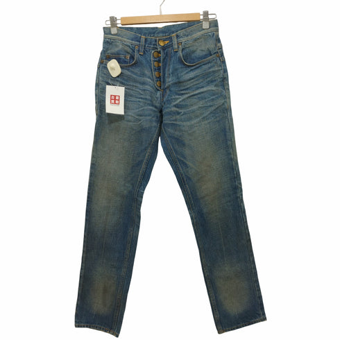 キューエルマンションメーカー QL MansionMaker STANDARD R 001 DISTESSED DENIM メンズ 44