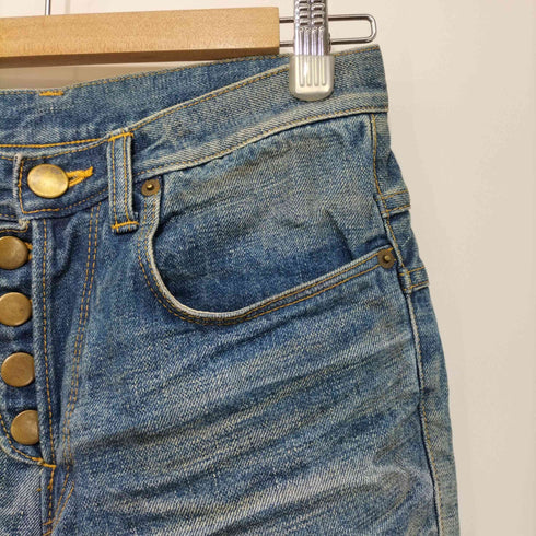 キューエルマンションメーカー QL MansionMaker STANDARD R 001 DISTESSED DENIM メンズ 44