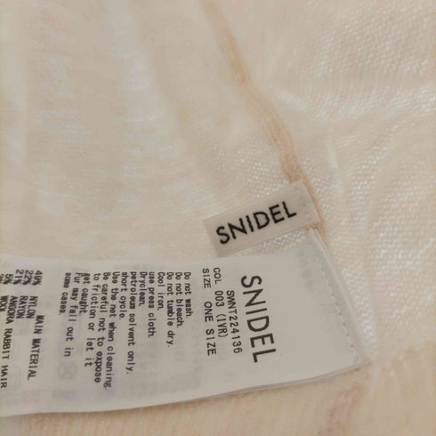スナイデル snidel 22AW アームウォーマーニットプルオーバー レディース ONE