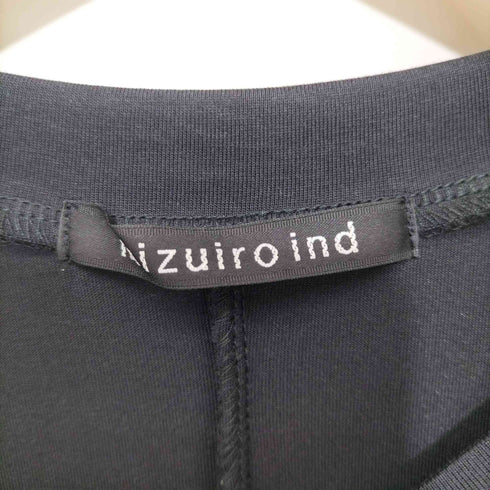 ミズイロインド mizuiro ind 七分袖 ロングワンピース レディース