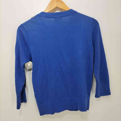 ケイトスペードニューヨーク kate spade NEW YORK Embellished Cardigan ビジュー付きクルーネックコットンカーディガン レディース S