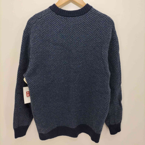 ロッソアーバンリサーチ ROSSO URBAN RESEARCH 22AW ヘリンボーン柄クルーネックニット メンズ S