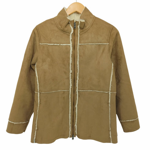 エディーバウアー Eddie Bauer フェイクムートンジャケット レディース S