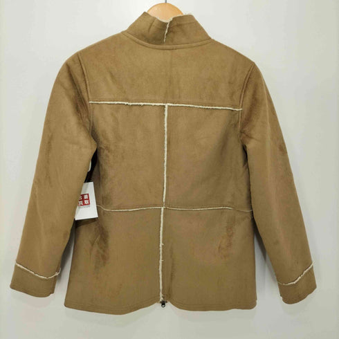エディーバウアー Eddie Bauer フェイクムートンジャケット レディース S