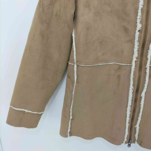 エディーバウアー Eddie Bauer フェイクムートンジャケット レディース S