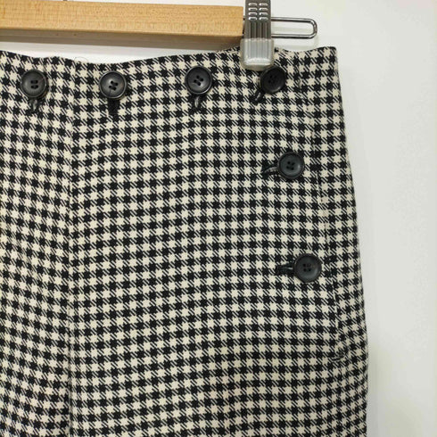 ビューティフルピープル beautiful people wool check marine pants ウールチェックマリンパンツ セーラーパンツ レディース XXS