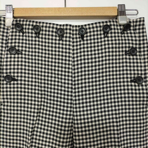 ビューティフルピープル beautiful people wool check marine pants ウールチェックマリンパンツ セーラーパンツ レディース XXS