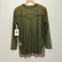 マチュアリー maturely 20AW Chambray Tulle Western-yoke レディース