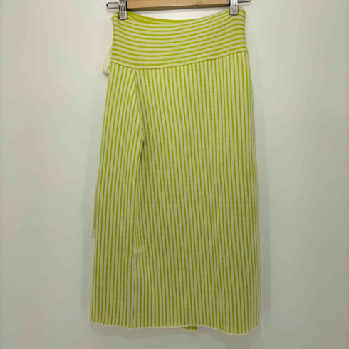 タン TAN 19AW STRIPES WRAP SKIRT ラップスカート レディース F