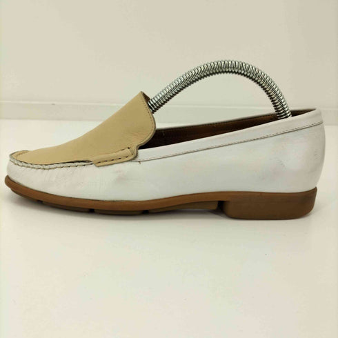 バリー BALLY バイカラーローファー レディース 22.5cm