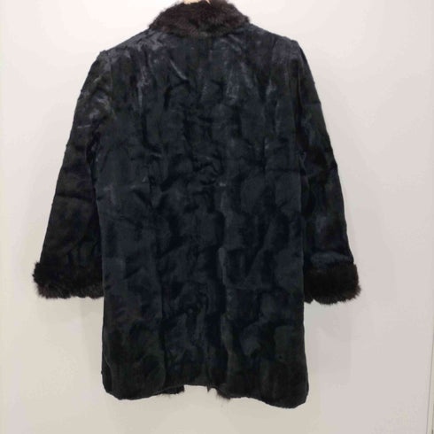 マダムシック madam chic ショールカラーコート ベロア ラビットファー レディース 15