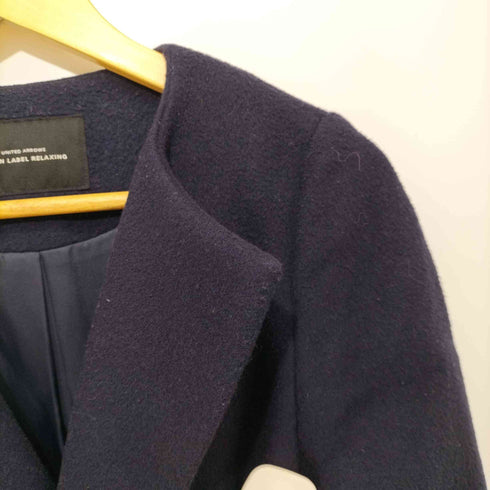 ユナイテッドアローズグリーンレーベルリラクシング UNITED ARROWS green label relaxing CS ラップ シャギー コート レディース 36