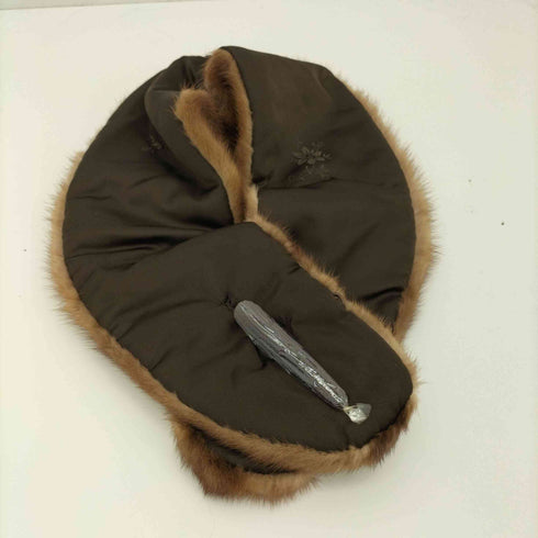 ティペット ミンクファー マフラー レディース