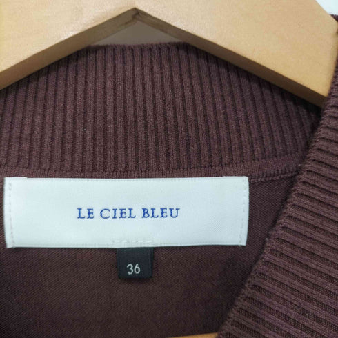 ルシェルブルー LE CIEL BLEU 22AW New Basic Knit Tops レディース 36