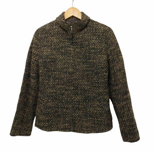 ジャンニロジュディチェ gianni lo giudice アンゴラ混 ツイードジャケット レディース 40