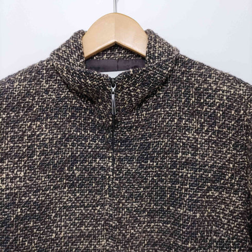 ジャンニロジュディチェ gianni lo giudice アンゴラ混 ツイードジャケット レディース 40
