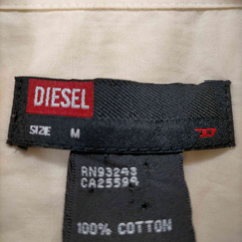 ディーゼル DIESEL ロゴ刺繍カラーステッチ半袖シャツ メンズ JPN:M