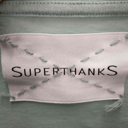 スーパーサンクス SUPERTHANKS フロントプリントクルーネックTシャツ メンズ JPN:L
