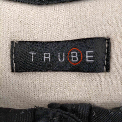 TRUBE ノーカラーパイピングボアコート レディース