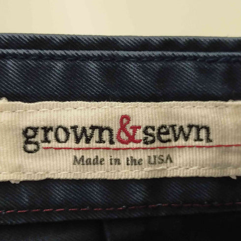 グロウンアンドソーン grown&sewn Independent Slim Pant - Ultimate Twill メンズ 33